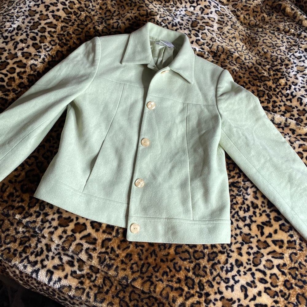 Green blazer